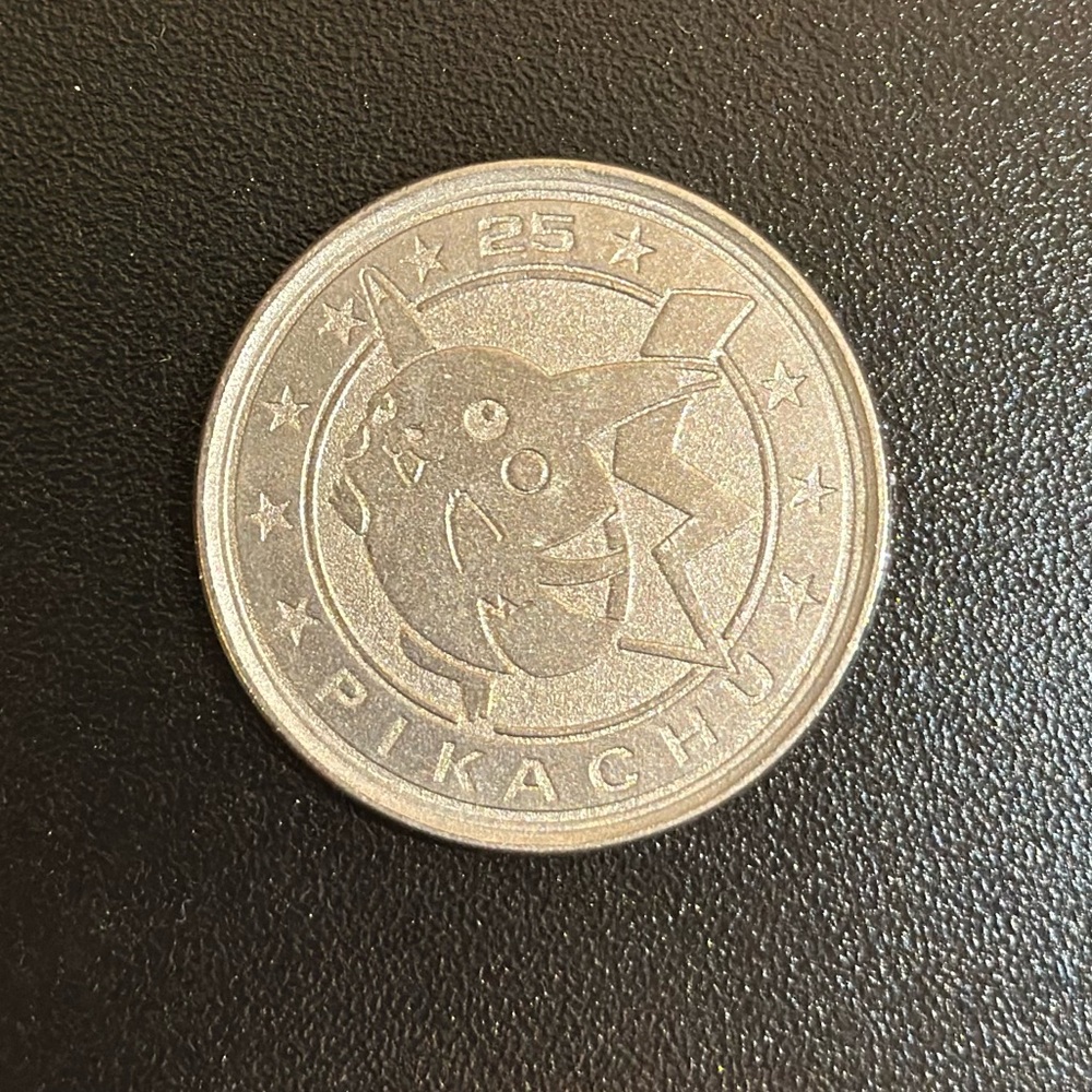 Pikachu Collectible Coin Special 25th Anniversary